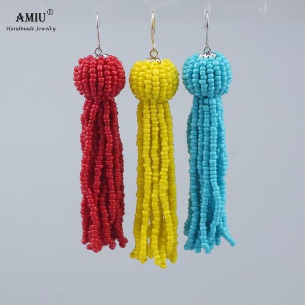 amiu 2020 tassel beads earring bohemian style for women fashion charm punk colorful jewelry design bead tassel boho earring, Silver
amiu 2020 tassel beads earring bohemian style for women fashion charm punk colorful jewelry design bead tassel boho earring, Silver
