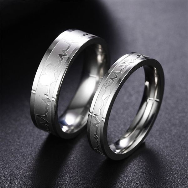2021 new fashion couples heart rings stainless steel love electrocardiogram finger rings jewelry size 6-13 silver women ring, Golden;silver
2021 new fashion couples heart rings stainless steel love electrocardiogram finger rings jewelry size 6-13 silver women ring, Golden;silver