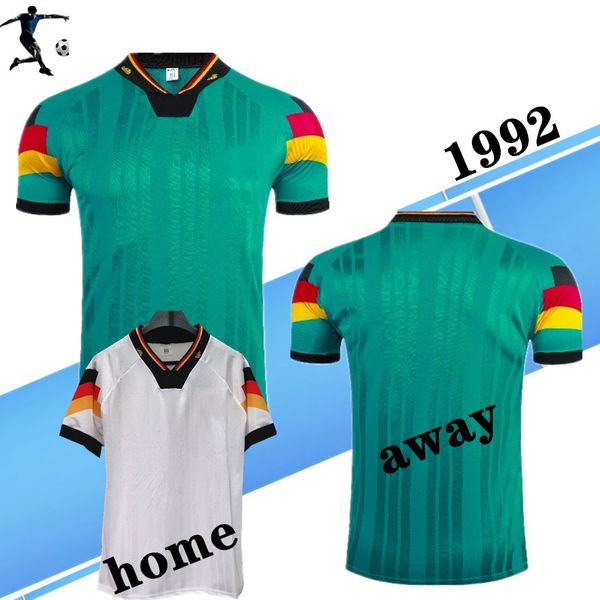 1992-94 germany home away shirt 94 retro soccer jerseys klinsmann völler sammer moller matthäus 92 93 94 classic football shirts, Black;yellow
1992-94 germany home away shirt 94 retro soccer jerseys klinsmann völler sammer moller matthäus 92 93 94 classic football shirts, Black;yellow