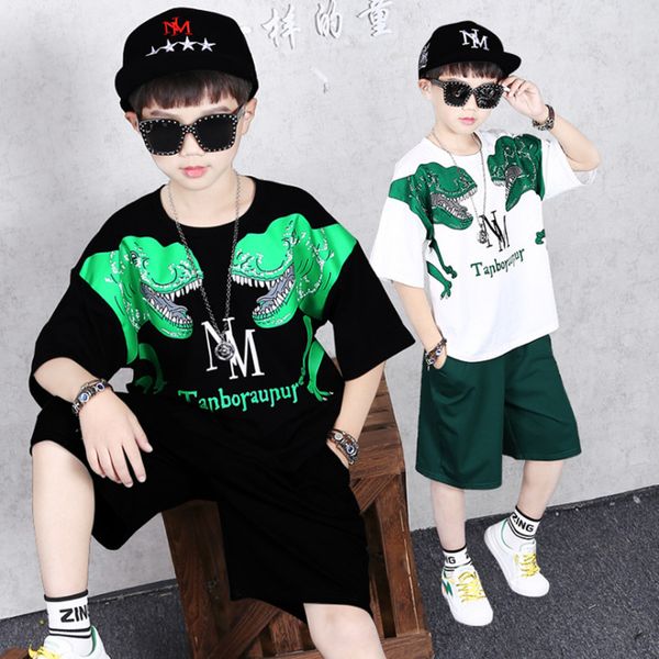 boys casual sport suit clothing set cartoon dinosaur print short sleeve children's set boys clothes 2020 new 6 8 10 12 14 years, White
boys casual sport suit clothing set cartoon dinosaur print short sleeve children's set boys clothes 2020 new 6 8 10 12 14 years, White