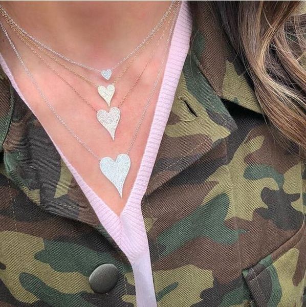 chains wholesale 925 sterling silver micro pave cz heart necklace shiny valentines for lover elegance romantic women jewelry acc
chains wholesale 925 sterling silver micro pave cz heart necklace shiny valentines for lover elegance romantic women jewelry acc