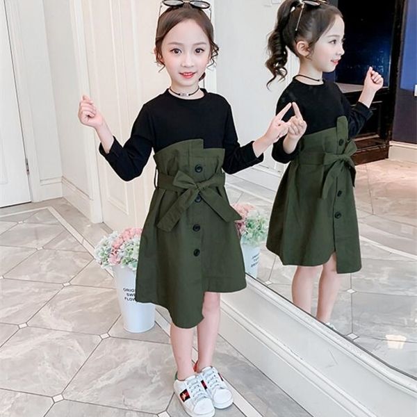 girl fall dresses 2019 new cotton belt long sleeve patchwork dress kids fashion fake two piece princess costume baby dresses 0926, Red;yellow
girl fall dresses 2019 new cotton belt long sleeve patchwork dress kids fashion fake two piece princess costume baby dresses 0926, Red;yellow