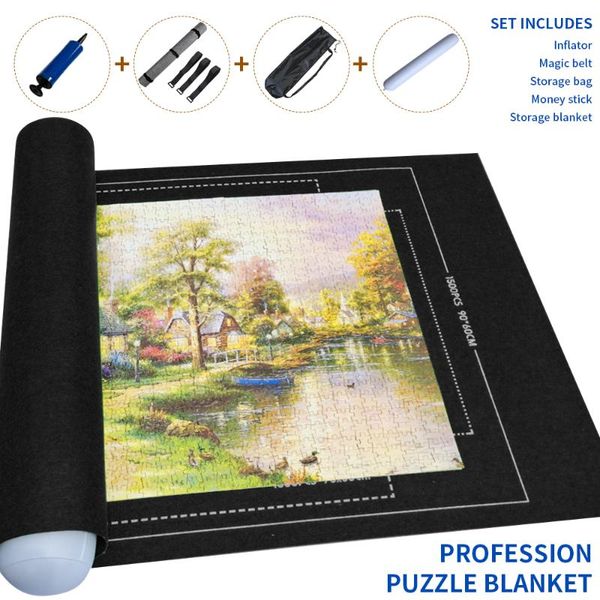 professional puzzle roll mat blanket felt mat up to 1500/2000/3000 pieces accessories puzzle portable travel storage bag
professional puzzle roll mat blanket felt mat up to 1500/2000/3000 pieces accessories puzzle portable travel storage bag
