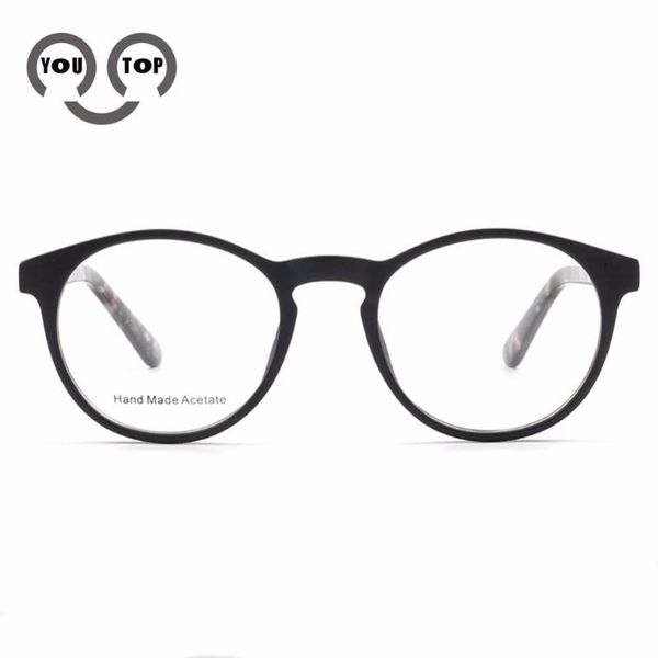 youwomen's frames round eyeglasses hand made acetate myopia eyewear prescription eye glasses frames t009, Black
youwomen's frames round eyeglasses hand made acetate myopia eyewear prescription eye glasses frames t009, Black
