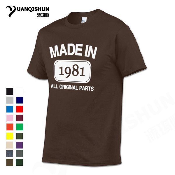 yuanqishun funny t shirt made in 1981 all original parts print t-shirt limited edition birthday gift nostalgic year humour tee
yuanqishun funny t shirt made in 1981 all original parts print t-shirt limited edition birthday gift nostalgic year humour tee