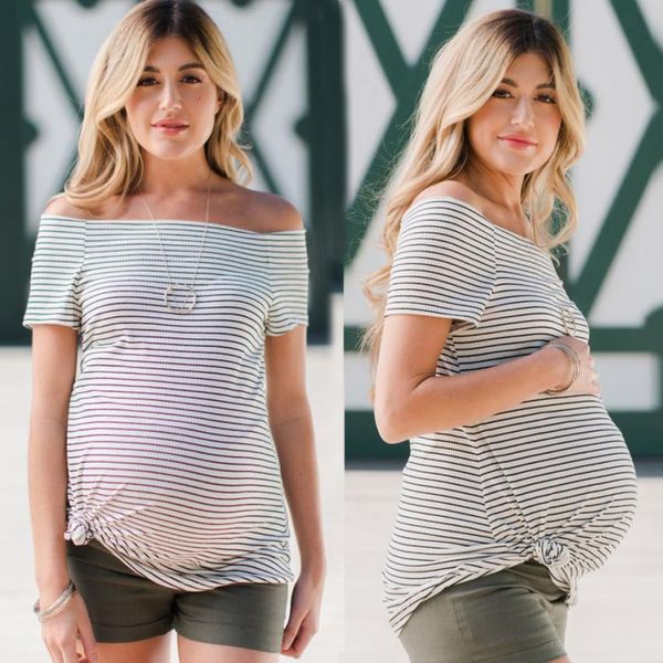 stylish women maternity slash neck striped pregnancy clothes blouse shirt fashion design breathable august 14, White
stylish women maternity slash neck striped pregnancy clothes blouse shirt fashion design breathable august 14, White