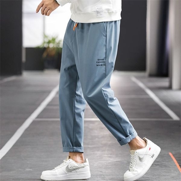 men's casual pants new fashion brand loose straight cropped trousers korean style trend summer wide-leg pants, Black
men's casual pants new fashion brand loose straight cropped trousers korean style trend summer wide-leg pants, Black