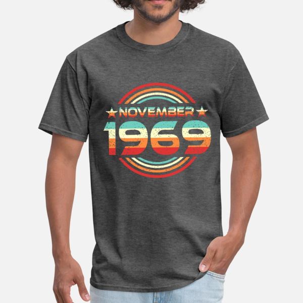 born in november 1969 birthday retro vintage t shirt men print tee shirt crew neck homme fitness comfortable spring autumn slim shirt, White;black
born in november 1969 birthday retro vintage t shirt men print tee shirt crew neck homme fitness comfortable spring autumn slim shirt, White;black