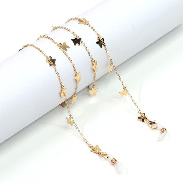gold color butterfly glasses chains sunglasses chain necklace female fashion necklace cord holder neck strap rope accessories, Silver
gold color butterfly glasses chains sunglasses chain necklace female fashion necklace cord holder neck strap rope accessories, Silver