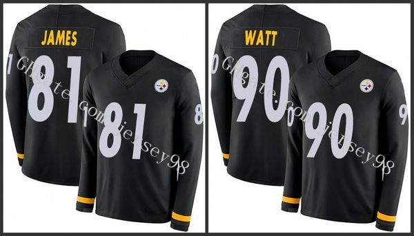 pittsburgh steelers white 81 jesse james 90 t. j. watt black team color stitched nfl long sleeve jersey, Black;red
pittsburgh steelers white 81 jesse james 90 t. j. watt black team color stitched nfl long sleeve jersey, Black;red
