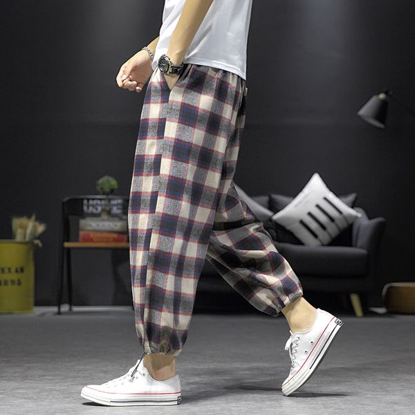 брюки плед для мужской японской harajuku streetwear дизайнерские леггинсы брюки для мужчин мода одежда лодыжки потерные штаны, Black
брюки плед для мужской японской harajuku streetwear дизайнерские леггинсы брюки для мужчин мода одежда лодыжки потерные штаны, Black