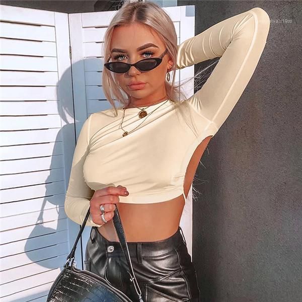 back tshirt harajuku long sleeve cropped women tshirt summer casual white fashion tshirt women open
back tshirt harajuku long sleeve cropped women tshirt summer casual white fashion tshirt women open