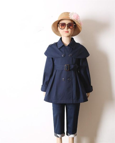 new brand girl long outerwear spring children windproof double-breasted kids trench coat fashion casual girl overcoat 2-6 year, Blue;gray
new brand girl long outerwear spring children windproof double-breasted kids trench coat fashion casual girl overcoat 2-6 year, Blue;gray