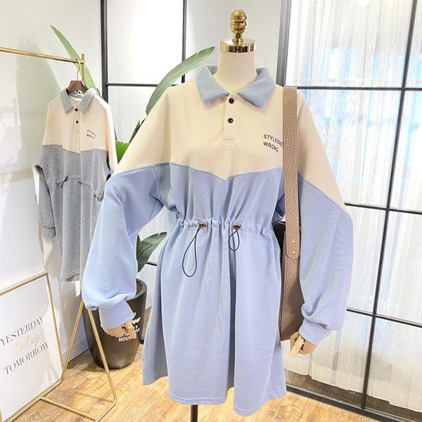 autumn women cotton sweatshirt dress drawstring long loose pullover sweatshirts knee length soft casual sweat dresses, Black
autumn women cotton sweatshirt dress drawstring long loose pullover sweatshirts knee length soft casual sweat dresses, Black