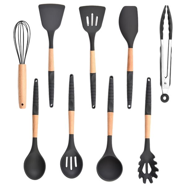 9pcs cooking baking non stick home kitchen utensil set restaurant heat resistant 
9pcs cooking baking non stick home kitchen utensil set restaurant heat resistant
