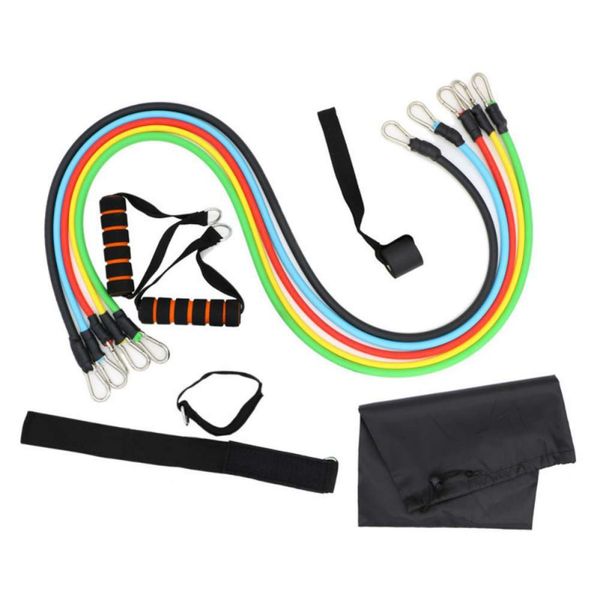 11pcs/set latex resistance bands pull rope fitness yoga body training exercise tubes rubber expander elastic bands with bag
11pcs/set latex resistance bands pull rope fitness yoga body training exercise tubes rubber expander elastic bands with bag