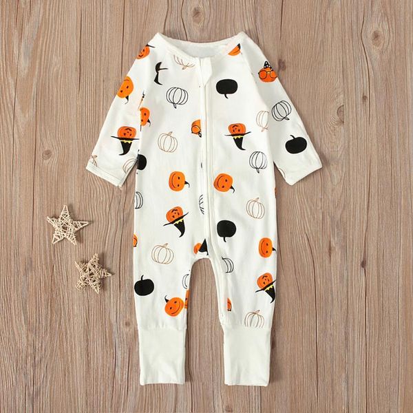 newborn infant baby girls boys zipper rompers fashion halloween pumpkin print jumpsuit halloween outfits baby boys clothes, Blue
newborn infant baby girls boys zipper rompers fashion halloween pumpkin print jumpsuit halloween outfits baby boys clothes, Blue