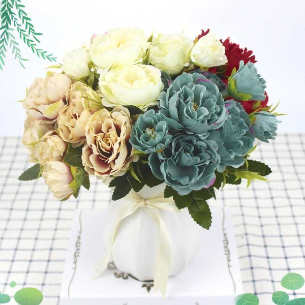 decorative flowers & wreaths korean chic bouquet beautiful bridal wedding in europe small peony silk flower mini fake home decoration room
decorative flowers & wreaths korean chic bouquet beautiful bridal wedding in europe small peony silk flower mini fake home decoration room