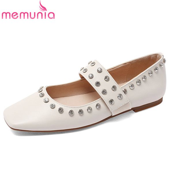 memunia 2020 quality genuine leather shoes ladies flat shoes square toe crystal spring summer single woman casual, Black
memunia 2020 quality genuine leather shoes ladies flat shoes square toe crystal spring summer single woman casual, Black