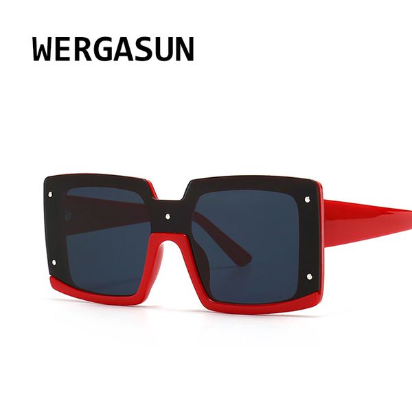 wergasun oversized shades women sunglasses black fashion square glasses big frame vintage retro glasses female oculos, White;black
wergasun oversized shades women sunglasses black fashion square glasses big frame vintage retro glasses female oculos, White;black