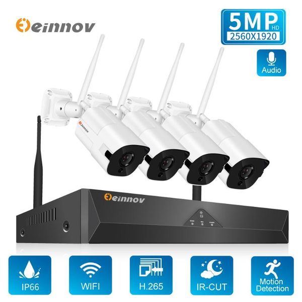 einnov 5mp outdoor video surveillance camera ip 8ch cctv camera wireless security kit alarm system nvr wifi audio set hd
einnov 5mp outdoor video surveillance camera ip 8ch cctv camera wireless security kit alarm system nvr wifi audio set hd