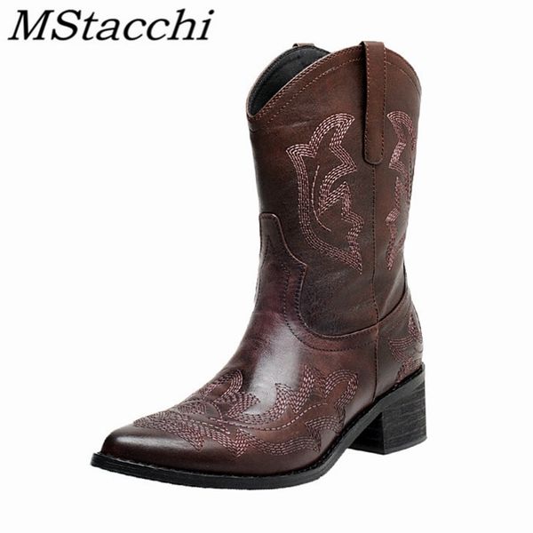 mstacchi embroidery pointed women cowboy short boots 2020 square heel fashion classic genuine leather madam shoes botas de mujer, Black
mstacchi embroidery pointed women cowboy short boots 2020 square heel fashion classic genuine leather madam shoes botas de mujer, Black