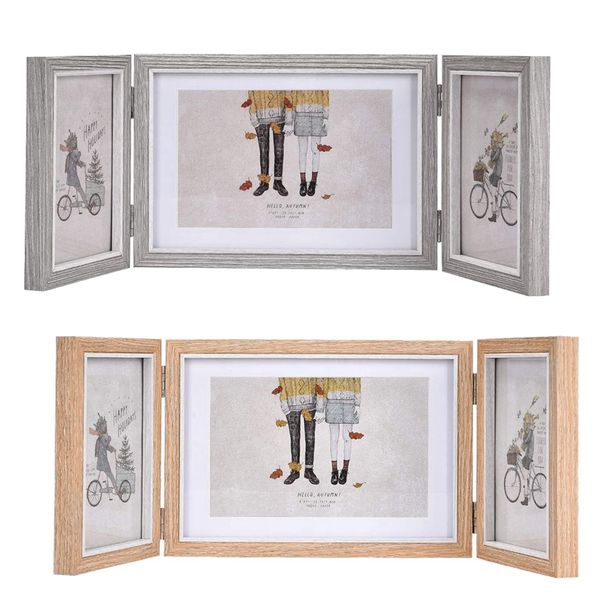 frames rustic picture triple hinged frame display 4x6 and 5x7 pictures for deskor table1 pack
frames rustic picture triple hinged frame display 4x6 and 5x7 pictures for deskor table1 pack