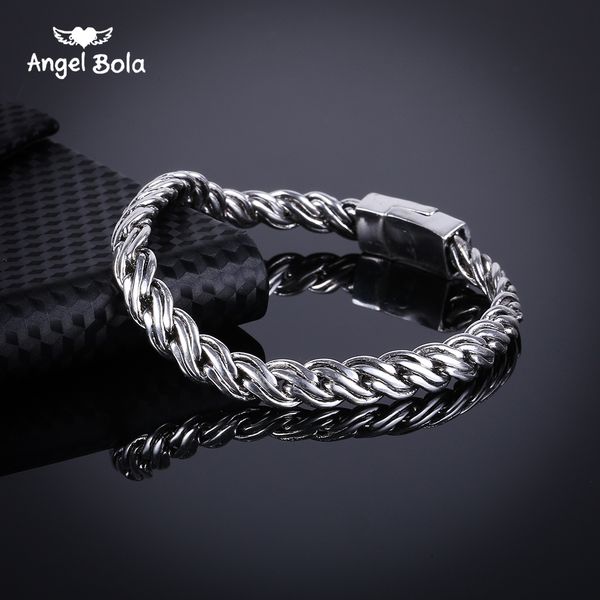 Fashion creative Men Bracelet Cuban links & chains Silver Bracelet for Bangle Male Accessory Wholesale Free Shipping
Fashion creative Men Bracelet Cuban links & chains Silver Bracelet for Bangle Male Accessory Wholesale Free Shipping
