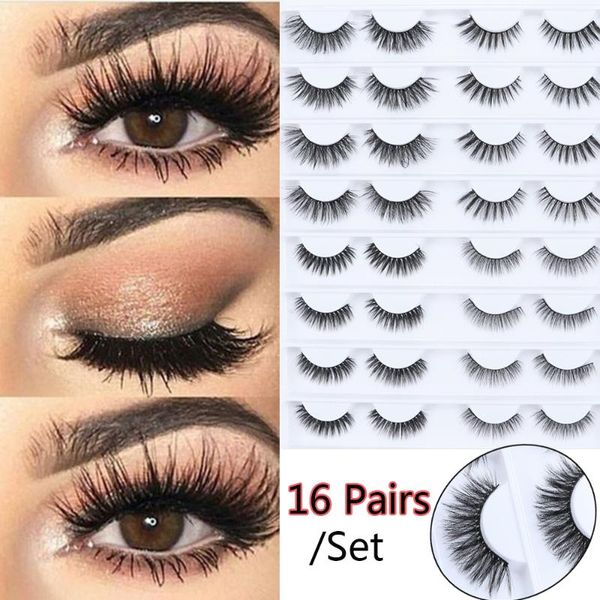 16 pairs 3d faux mink false eyelash thick natural fake eyelashes crisscross mink lashes handmade eyelashes extension tools
16 pairs 3d faux mink false eyelash thick natural fake eyelashes crisscross mink lashes handmade eyelashes extension tools