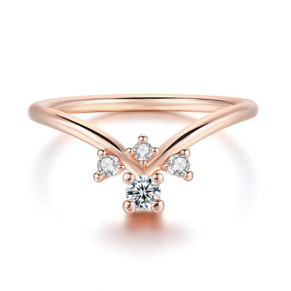double fair v shaped midi rings for women crystal cz rose gold color finger ring fashion jewelry r913, Golden;silver
double fair v shaped midi rings for women crystal cz rose gold color finger ring fashion jewelry r913, Golden;silver