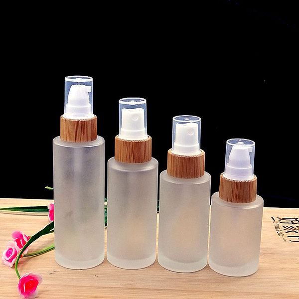 frosted glass emulsion spray bottle 50pcs skincare cream jar cosmetic packaging container with eco-friendly wooden bamboo cap
frosted glass emulsion spray bottle 50pcs skincare cream jar cosmetic packaging container with eco-friendly wooden bamboo cap