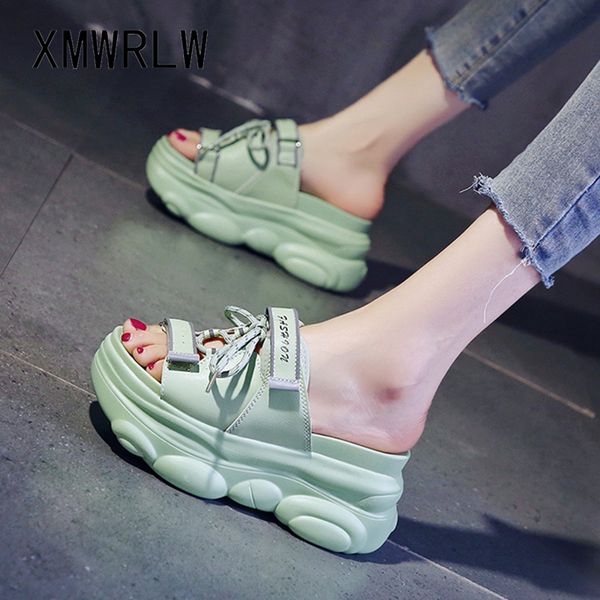 xmwrlw women summer high heels slippers fashion solid color female wedges shoes rubber sole woman summer beach slippers shoes, Black
xmwrlw women summer high heels slippers fashion solid color female wedges shoes rubber sole woman summer beach slippers shoes, Black