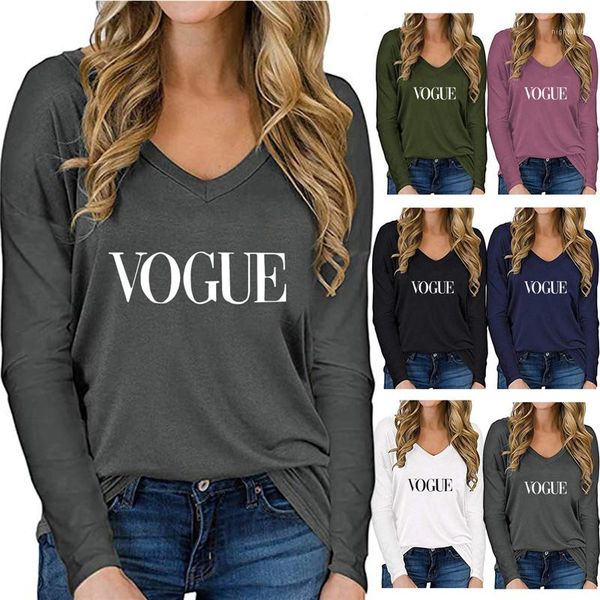 designer tshirt loose letter printed long sleeve v neck plus size womens clothing dropshipping autumn womens, White
designer tshirt loose letter printed long sleeve v neck plus size womens clothing dropshipping autumn womens, White