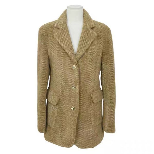 perhaps u women vintage blazer black blue pink khaki pocket button faux woolen long sleeve notch collar blazer thicken c0487, White;black
perhaps u women vintage blazer black blue pink khaki pocket button faux woolen long sleeve notch collar blazer thicken c0487, White;black