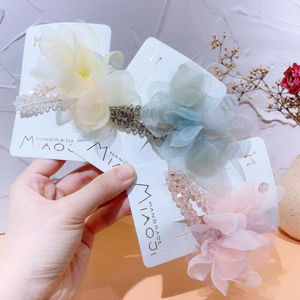 spring and summer new korean girls kids crystal hairpin hair ornament small fresh mesh bow bb clip headdress for woman, Slivery;white
spring and summer new korean girls kids crystal hairpin hair ornament small fresh mesh bow bb clip headdress for woman, Slivery;white