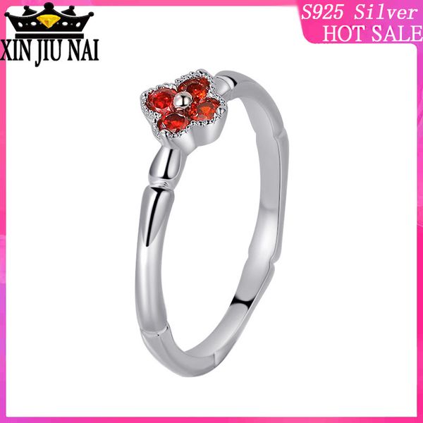 silver 925 ring rhodium-plated red garnet bamboo knot couple's joints on the four-leaf clover folk ring custom diamond, Golden;silver
silver 925 ring rhodium-plated red garnet bamboo knot couple's joints on the four-leaf clover folk ring custom diamond, Golden;silver