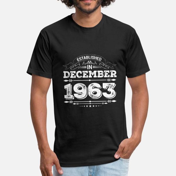 established in december 1963 t shirt men design cotton euro size s-3xl cute fashion summer style natural shirt, White;black
established in december 1963 t shirt men design cotton euro size s-3xl cute fashion summer style natural shirt, White;black
