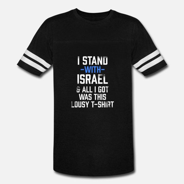i stand with israel and all i got was this lousy t shirt men character tee shirt s-3xl clothing famous authentic summer vintage shirt
i stand with israel and all i got was this lousy t shirt men character tee shirt s-3xl clothing famous authentic summer vintage shirt