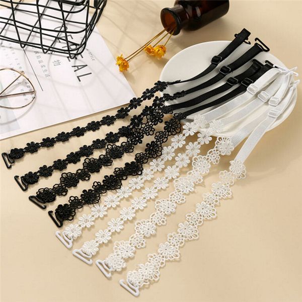 decorative shoulder cute flower lace bra straps replacement underwear belt women intimate bra accessories, Black;white
decorative shoulder cute flower lace bra straps replacement underwear belt women intimate bra accessories, Black;white