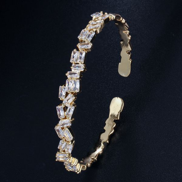 popular jewery set with cubic zirconia women bracelts gold plated copper links open bracelet, Golden;silver
popular jewery set with cubic zirconia women bracelts gold plated copper links open bracelet, Golden;silver