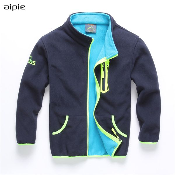 aipie children boy's casual solid jackets fleece double fabric for 5-14 years old kids wear coats clothing, Blue;gray
aipie children boy's casual solid jackets fleece double fabric for 5-14 years old kids wear coats clothing, Blue;gray