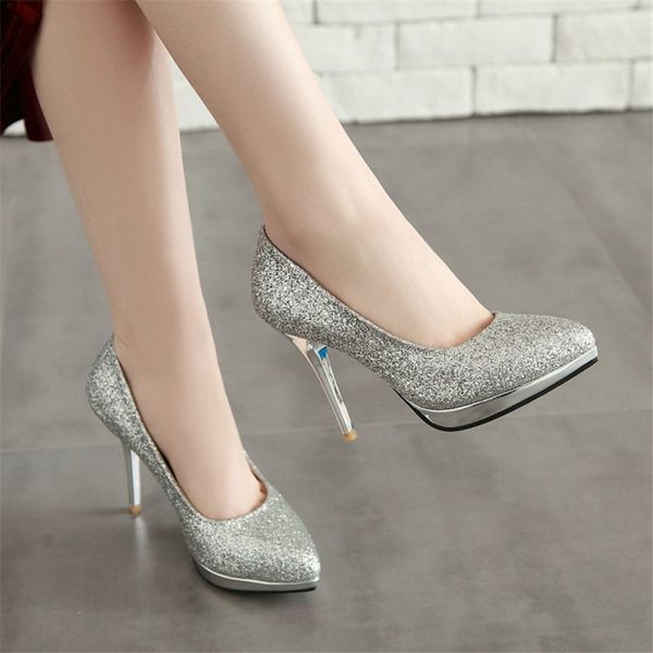 dress shoes temperament elegant party single bride wedding wild womens sequins pointed stiletto high heels, Black
dress shoes temperament elegant party single bride wedding wild womens sequins pointed stiletto high heels, Black