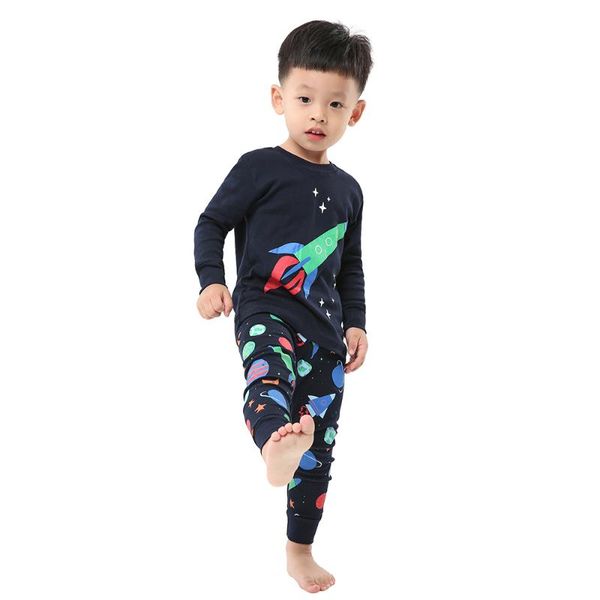 sunner and autumn sleepwear children rocket pajama kids 100% cotton home clothes full sleeve pyjamas for 1-8 years boys girls, Blue;red
sunner and autumn sleepwear children rocket pajama kids 100% cotton home clothes full sleeve pyjamas for 1-8 years boys girls, Blue;red