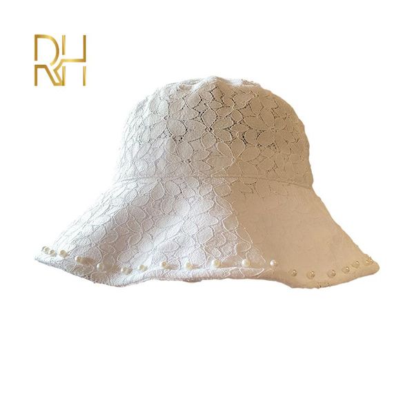 women white hollow out lace fishermen hat new round dome temperament fashion tide all-match spring autumn rh, Blue;gray
women white hollow out lace fishermen hat new round dome temperament fashion tide all-match spring autumn rh, Blue;gray