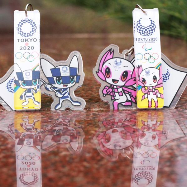 design tokyo olympic games keychain emblem pendant mascot products souvenir gifts acrylic cartoon keychains, Silver
design tokyo olympic games keychain emblem pendant mascot products souvenir gifts acrylic cartoon keychains, Silver