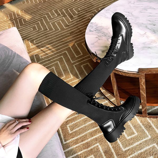 boots fashion women black ladies winter shoes 4.5 cm knitted warm knee-high platform non-slip long for woman
boots fashion women black ladies winter shoes 4.5 cm knitted warm knee-high platform non-slip long for woman