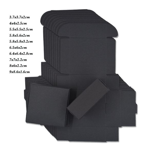 10pcs/lot 10 size black cardboard paper small gift christmas packaging boxes handmade soap candy personalized craft paper box
10pcs/lot 10 size black cardboard paper small gift christmas packaging boxes handmade soap candy personalized craft paper box
