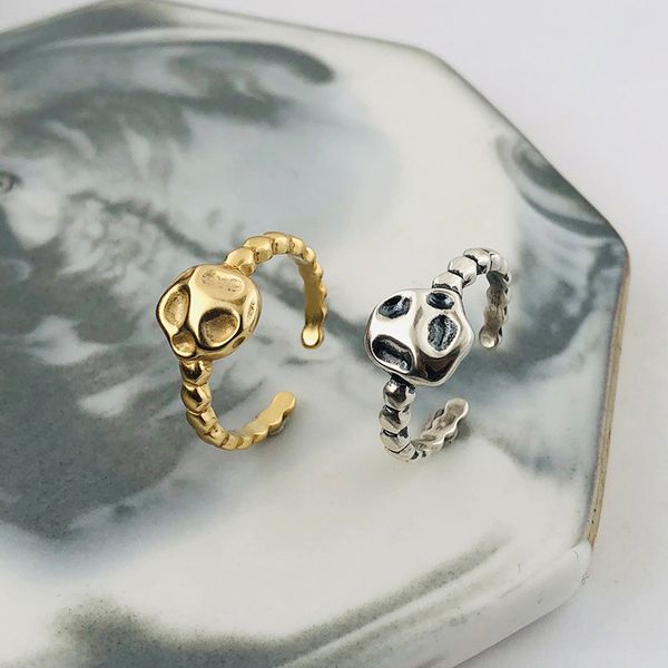 wtltc real 925 sterling sliver open rings for women small hammered coin finger rings simple adjustable stackable 2 color, Golden;silver
wtltc real 925 sterling sliver open rings for women small hammered coin finger rings simple adjustable stackable 2 color, Golden;silver