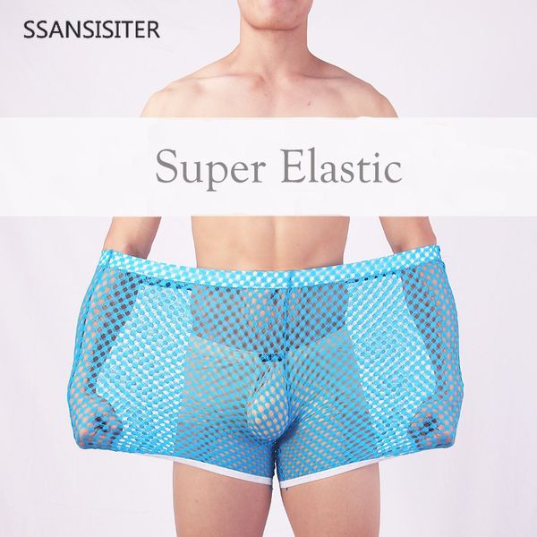 underpants men's casual holes shorts fashion style breathable hollow mesh sleep short pants 5 colors, Black;white
underpants men's casual holes shorts fashion style breathable hollow mesh sleep short pants 5 colors, Black;white