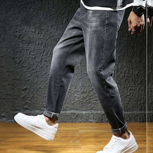 men loose plus size jeans denim autumn and winter new embroidered feet pants trendy denim trousers cotton brand pants, Blue
men loose plus size jeans denim autumn and winter new embroidered feet pants trendy denim trousers cotton brand pants, Blue
